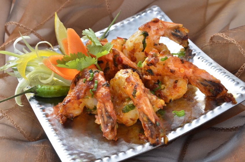 Hakka Garlic Prawns Clay Oven Winnipeg East Indian Restaurant